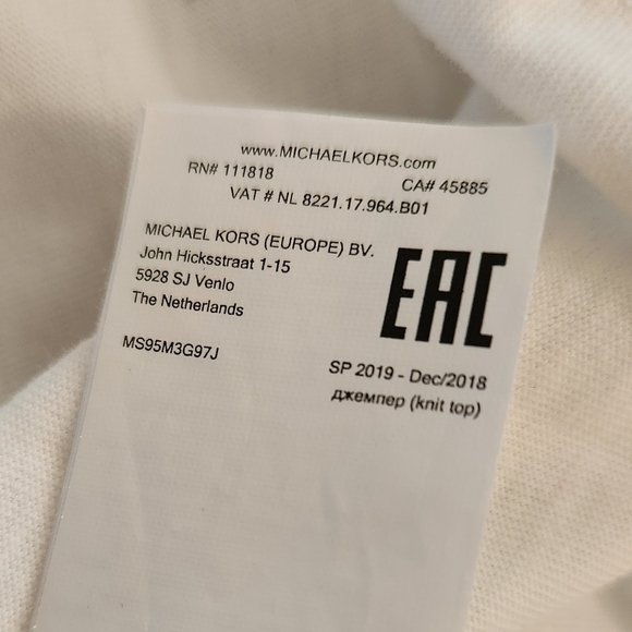 Michael Kors white cotton tshirt - Picture 10 of 10